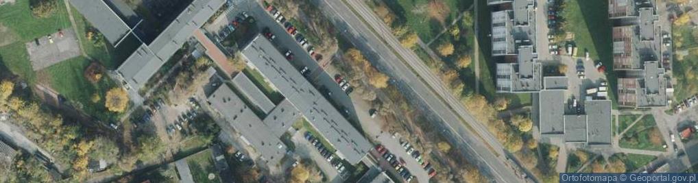 Zdjęcie satelitarne Wojewódzki Urząd Pracy w Katowicach Oddział Zamiejscowy WUP w Częstochowie