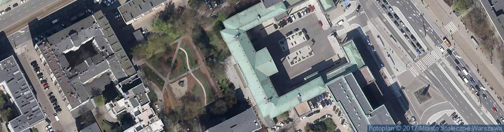 Zdjęcie satelitarne Mazowiecki Urząd Wojewódzki