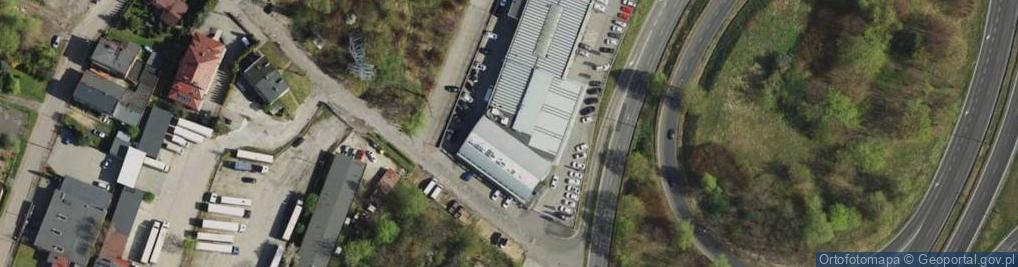 Zdjęcie satelitarne Volkswagen Porsche Sosnowiec
