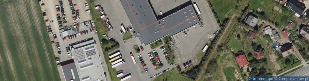 Zdjęcie satelitarne Volvo Trucks Długołęka