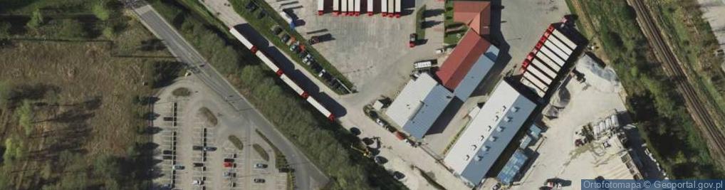 Zdjęcie satelitarne Volvo Trucks Olsztyn