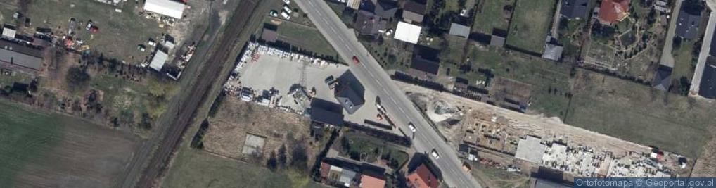 Zdjęcie satelitarne CHATA. Klinkier - Dachówki. Magazyn Fabryczny Röben.