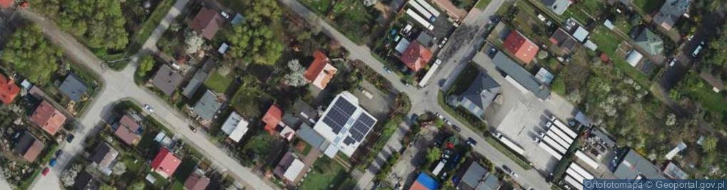 Zdjęcie satelitarne Centrum Blacharsko-Lakiernicze