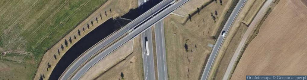 Zdjęcie satelitarne Węzeł 10 Turzno