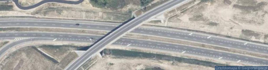 Zdjęcie satelitarne Węzeł 13 Bagienice