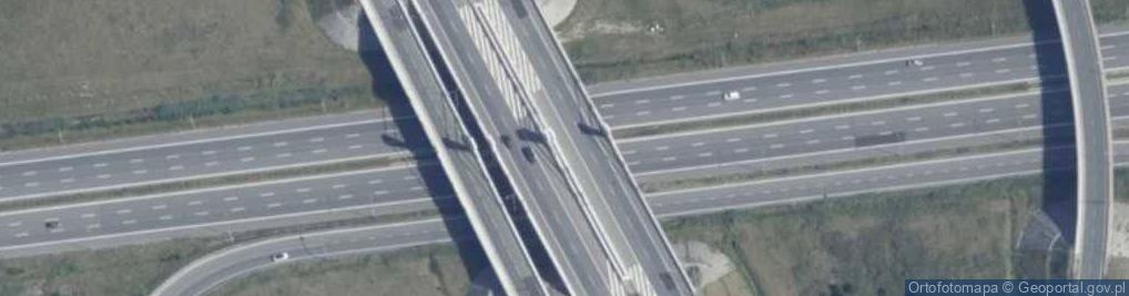 Zdjęcie satelitarne Węzeł 20/26 Łódź Północ