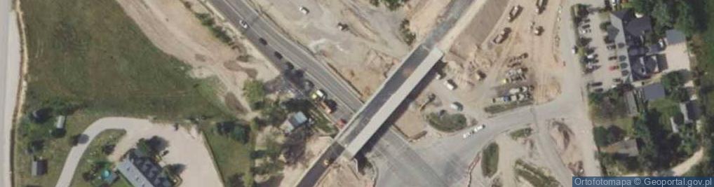 Zdjęcie satelitarne Węzeł 52 Poczernin