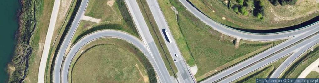 Zdjęcie satelitarne Węzeł Częstochowa Blachownia - Zjazd nr 33