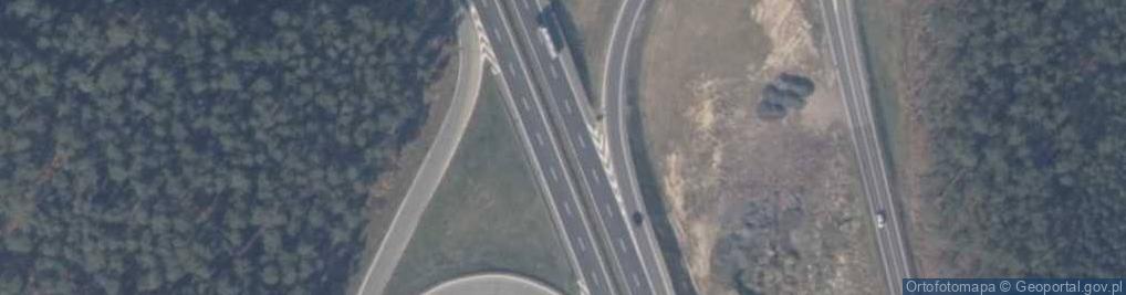 Zdjęcie satelitarne Węzeł Goleniów Południe - Zjazd nr 15