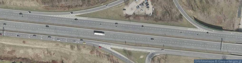 Zdjęcie satelitarne Węzeł Katowice Francuska
