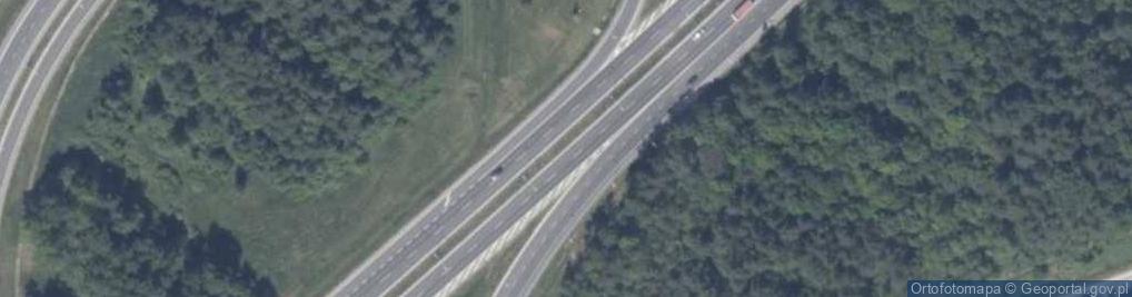 Zdjęcie satelitarne Węzeł Kielce Północ - Zjazd nr 94