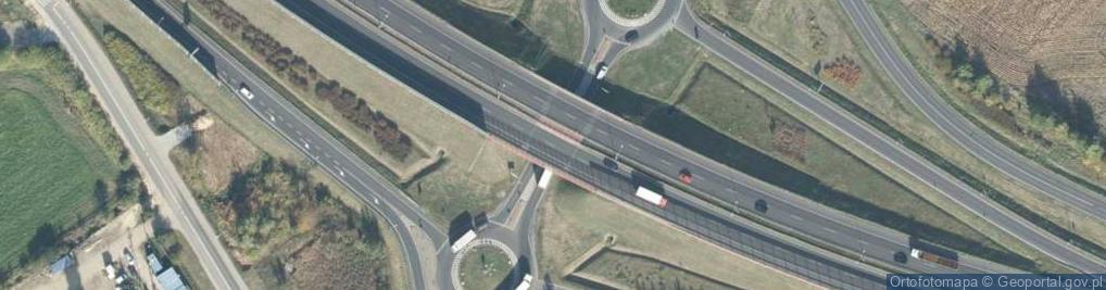 Zdjęcie satelitarne Węzeł Kórnik - Północ