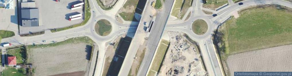 Zdjęcie satelitarne Węzeł Miechów