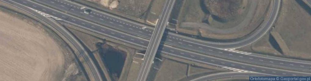 Zdjęcie satelitarne Węzeł Nowogard Wschód - Zjazd nr 13