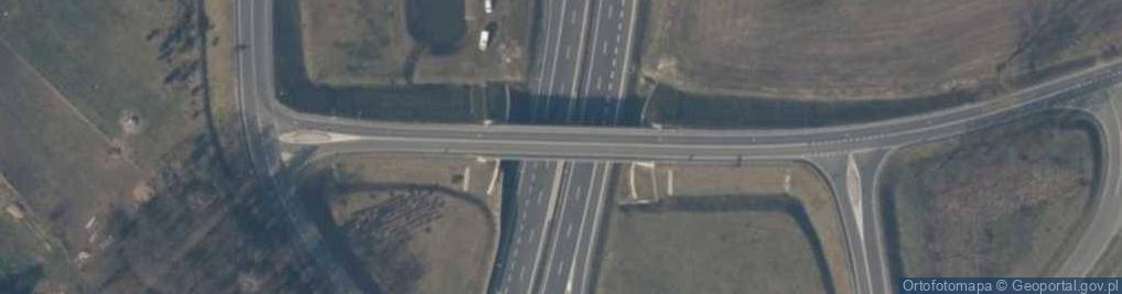 Zdjęcie satelitarne Węzeł Nowogard Zachód - Zjazd nr 11