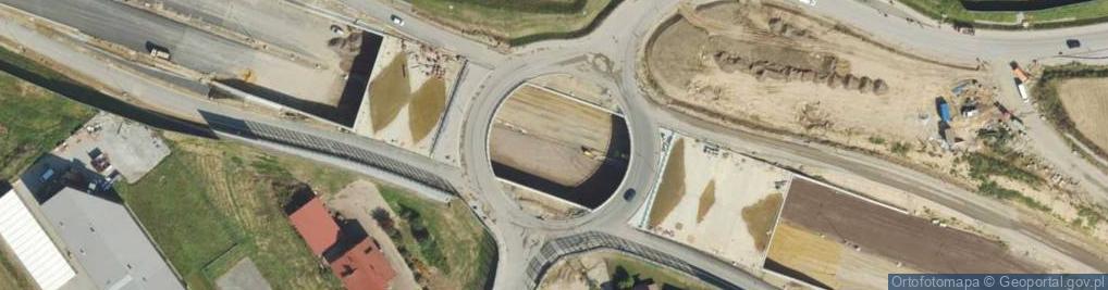 Zdjęcie satelitarne Węzeł R14 Batowice