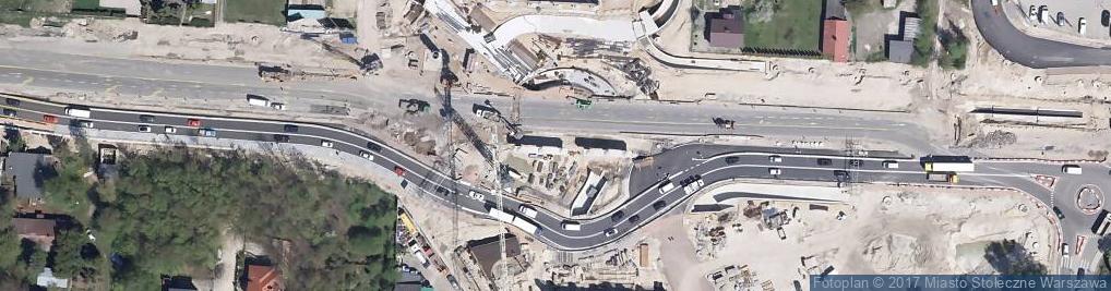 Zdjęcie satelitarne Węzeł R18 Warszawa Wschód