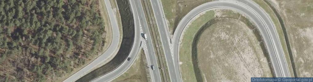 Zdjęcie satelitarne Węzeł Skarżysko-Kamienna Zachód - Zjazd nr 89
