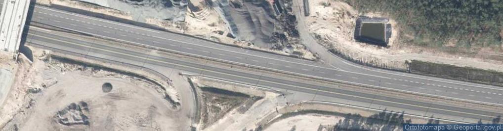 Zdjęcie satelitarne Węzeł Świnoujście Terminal LNG - Zjazd nr 2