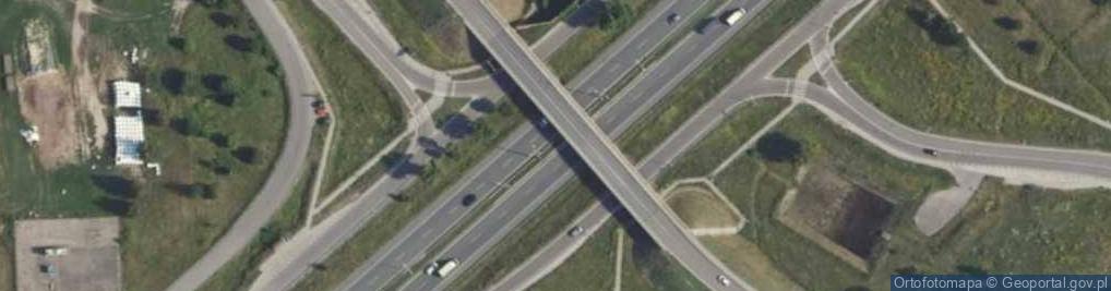 Zdjęcie satelitarne Węzeł Trojany