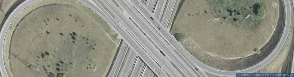 Zdjęcie satelitarne Węzeł Zambrów Zach.