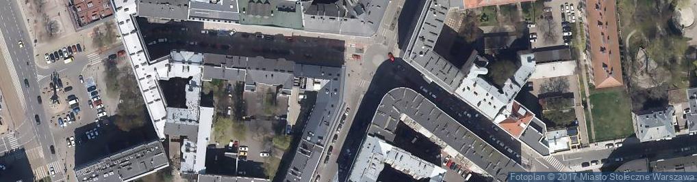 Zdjęcie satelitarne Wojskowe Biuro Studiów Projektów Budowla