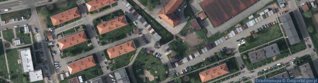 Zdjęcie satelitarne Wieża ciśnień