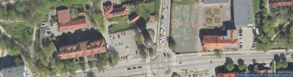 Zdjęcie satelitarne Wieża ciśnień