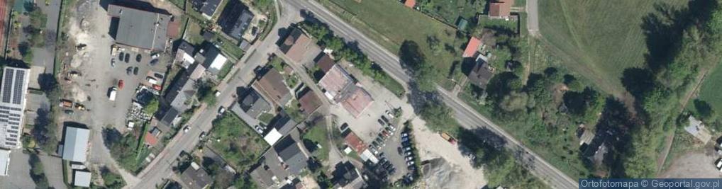 Zdjęcie satelitarne Wino i kieliszki