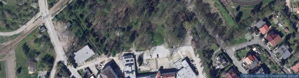Zdjęcie satelitarne Na terenie szpitala