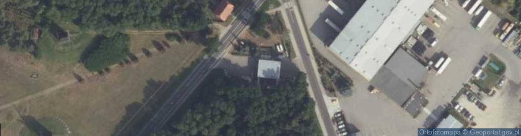 Zdjęcie satelitarne Były poniemiecki cmentarz protestancki. Obecnie Lapidarium