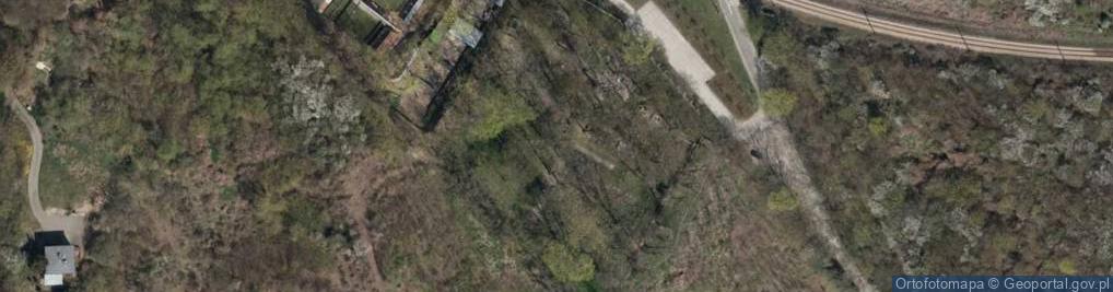 Zdjęcie satelitarne Cmentarz garnizonowy