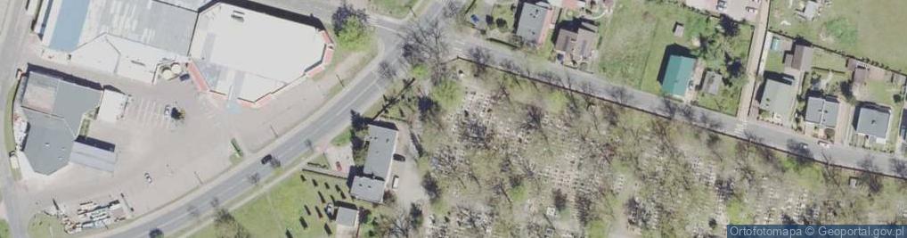 Zdjęcie satelitarne Cmentarz 