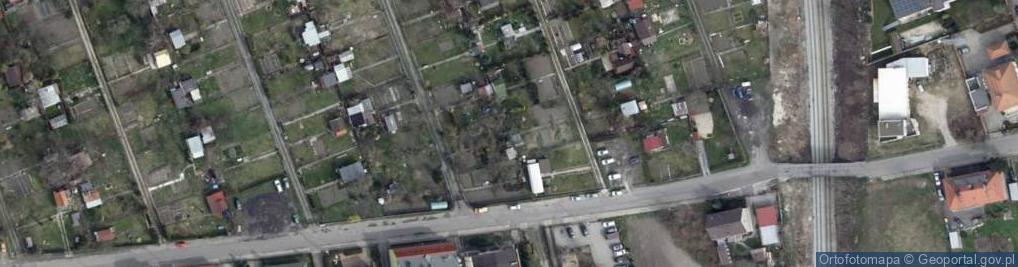 Zdjęcie satelitarne Działki
