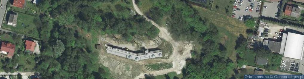 Zdjęcie satelitarne Fort "Łapianka"
