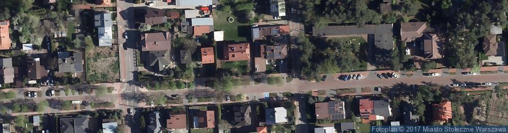 Zdjęcie satelitarne Wulkanizacja Handel Artykułami Motoryzacyjnymi M. Siemieniewski