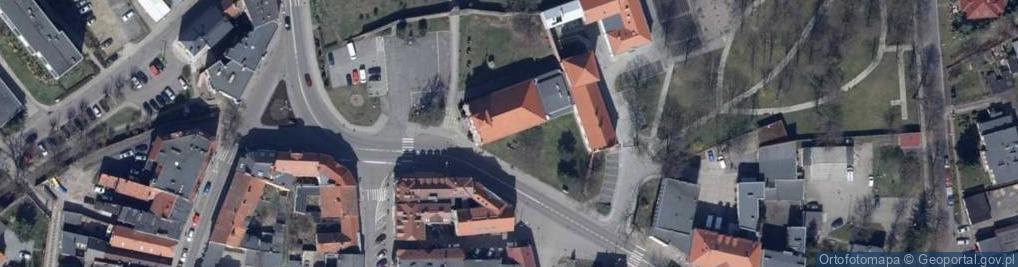 Zdjęcie satelitarne Zamek Książęcy