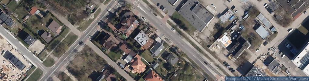 Zdjęcie satelitarne Biegówki na Młocinach