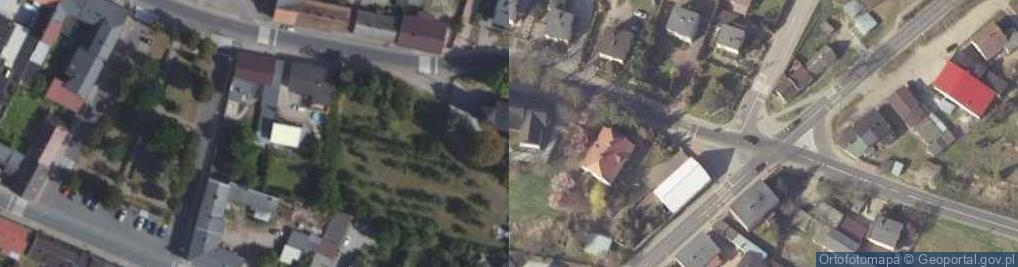 Zdjęcie satelitarne Drewniany kościół św. Jana Chrzciciela