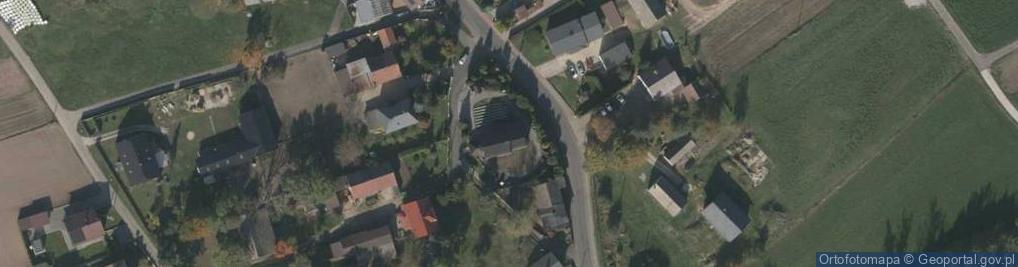Zdjęcie satelitarne Drewniany kościółek św. Marii Magdaleny