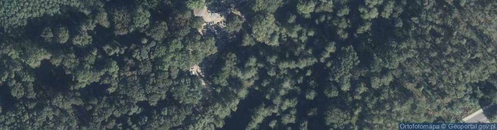 Zdjęcie satelitarne Kaplica Świętej Rozalii