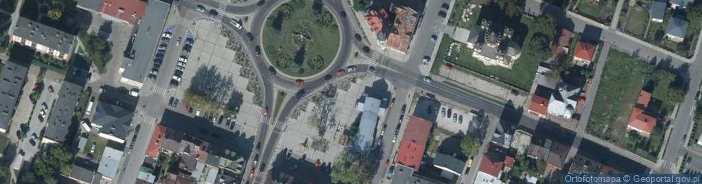 Zdjęcie satelitarne Zabytek architektury drewnianej