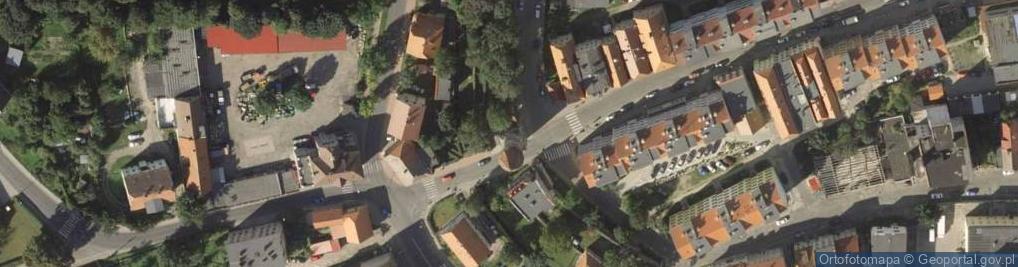 Zdjęcie satelitarne Baszta Lubańska
