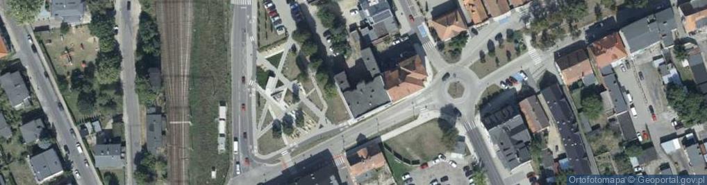 Zdjęcie satelitarne Biblioteka Publiczna