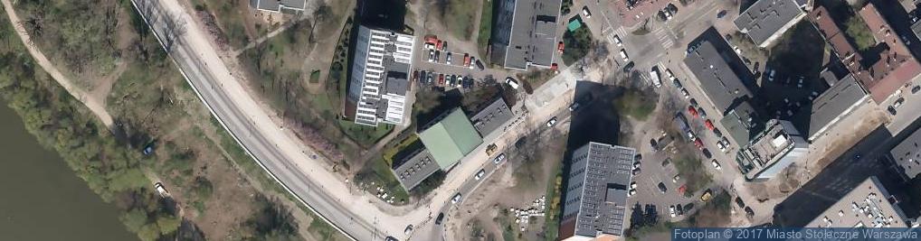 Zdjęcie satelitarne Dawna komora wodna z 1825 roku