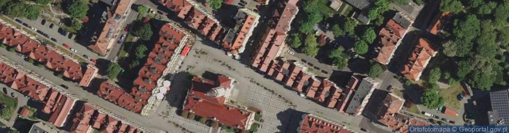 Zdjęcie satelitarne Kamienica