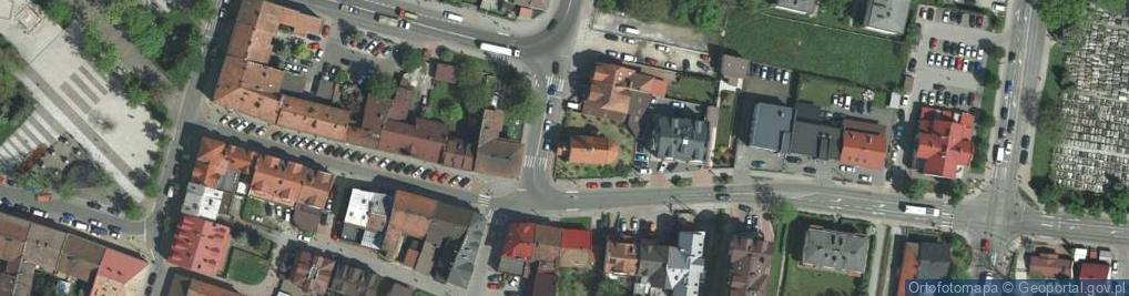 Zdjęcie satelitarne Kościół filialny.