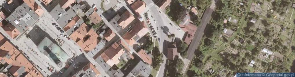 Zdjęcie satelitarne Mury obronne