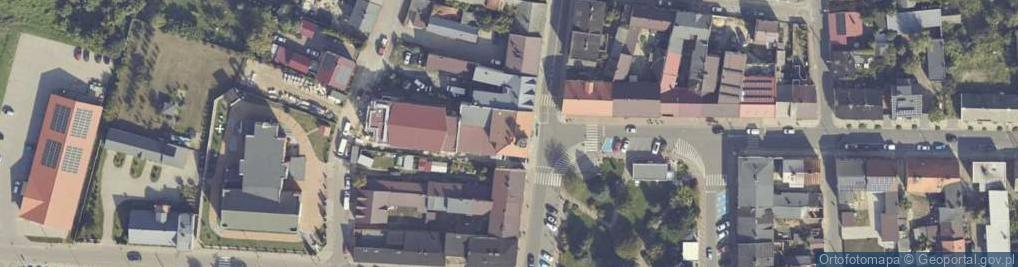 Zdjęcie satelitarne Ratusz miejski z 2 poł. XIX w.