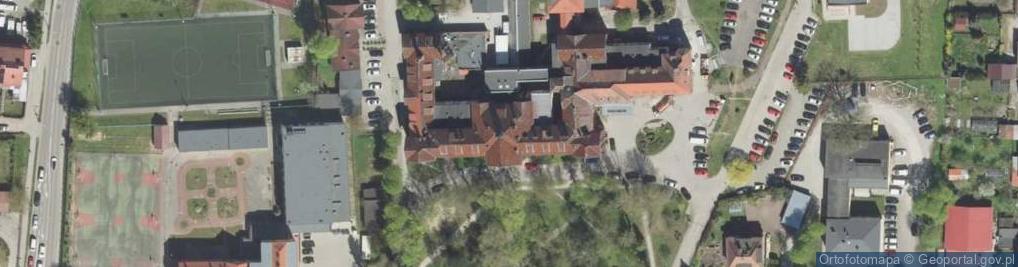 Zdjęcie satelitarne Szpital